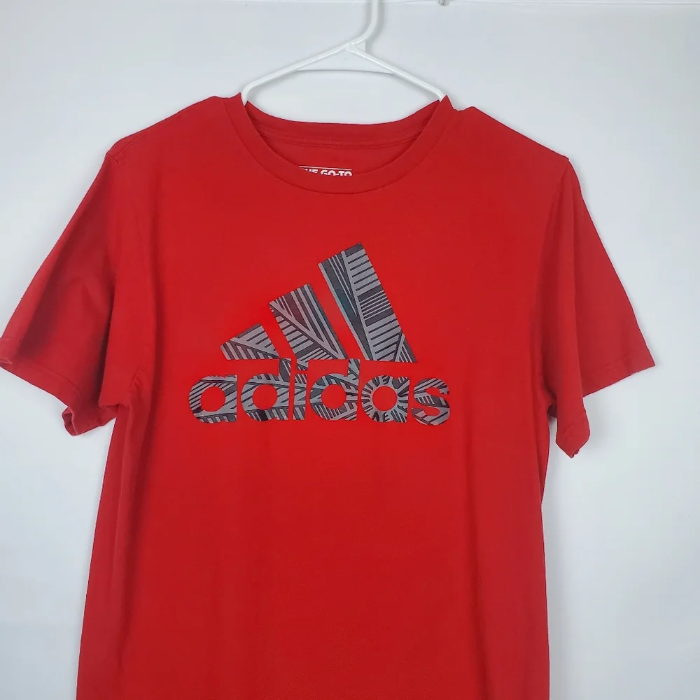 adidas red short